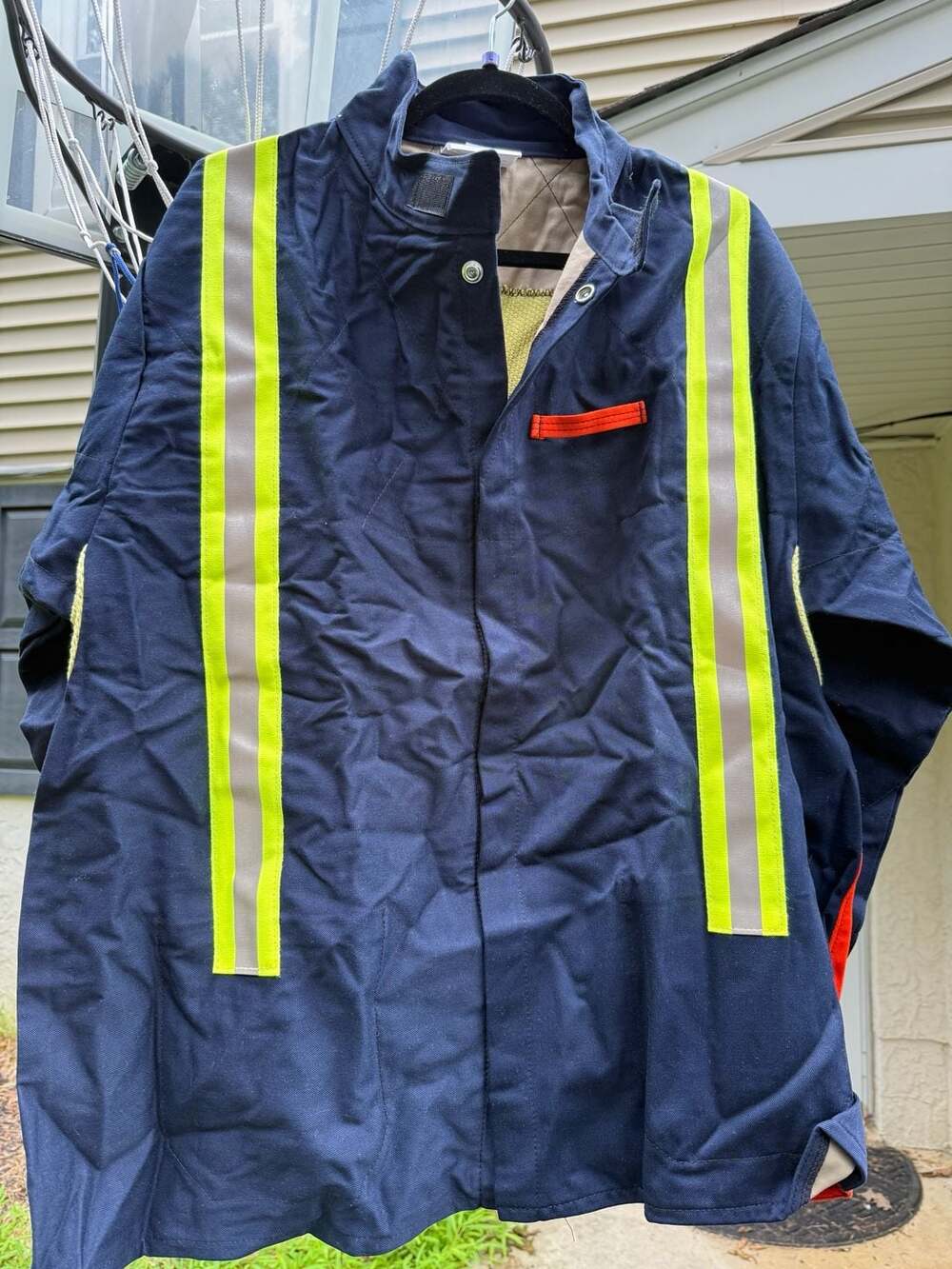 Marina Marlan Flame Resistant Molten Splash Protective Work Jacket XL BRAND NEW